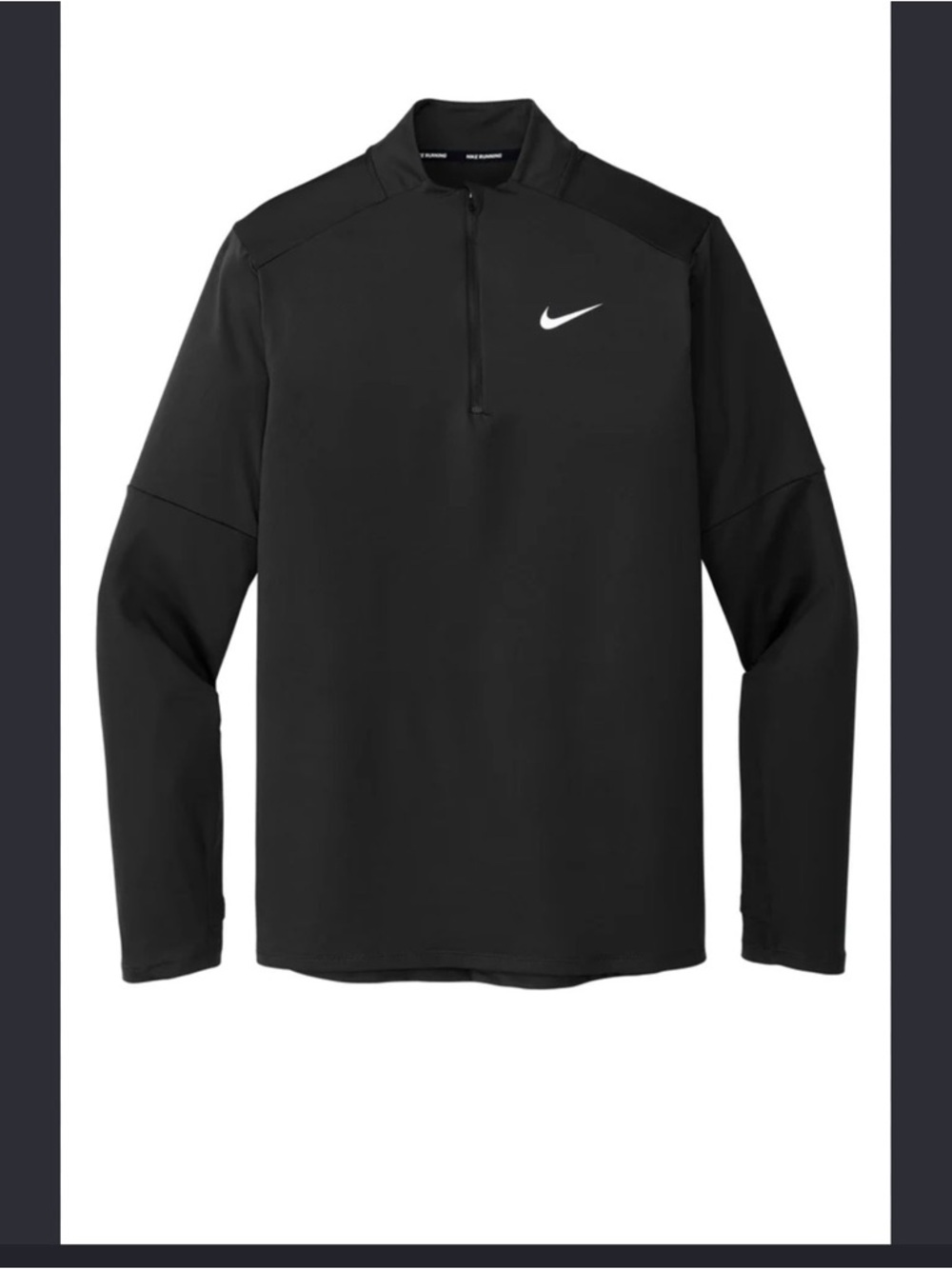 Nike Black Long-Sleeve Half-Zip Performance Pullover